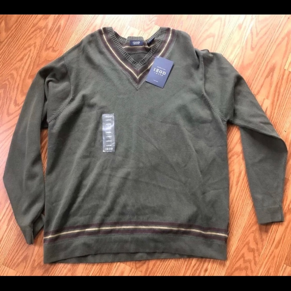 NWT $60.00 Macy's Men's IZOD Sweater Size LARGE